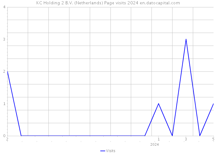 KC Holding 2 B.V. (Netherlands) Page visits 2024 