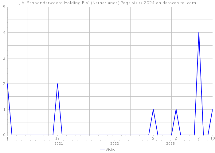 J.A. Schoonderwoerd Holding B.V. (Netherlands) Page visits 2024 