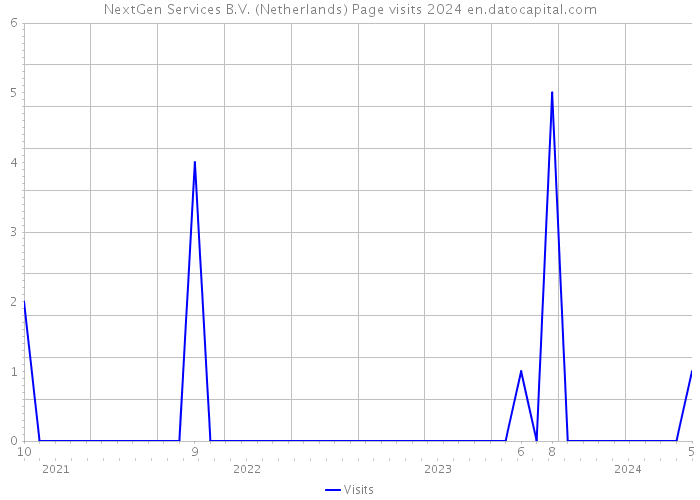 NextGen Services B.V. (Netherlands) Page visits 2024 