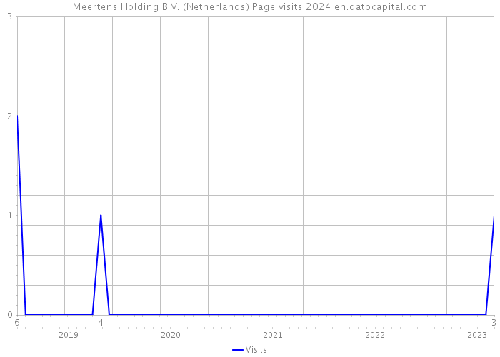 Meertens Holding B.V. (Netherlands) Page visits 2024 