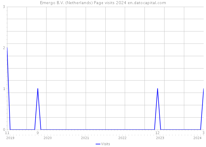 Emergo B.V. (Netherlands) Page visits 2024 