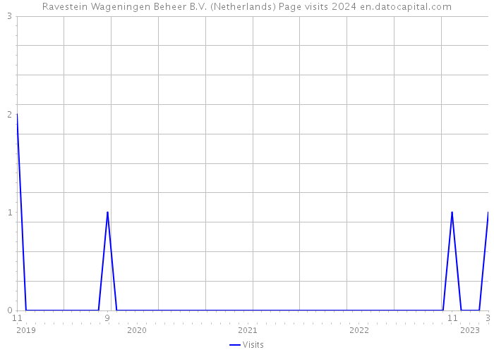 Ravestein Wageningen Beheer B.V. (Netherlands) Page visits 2024 