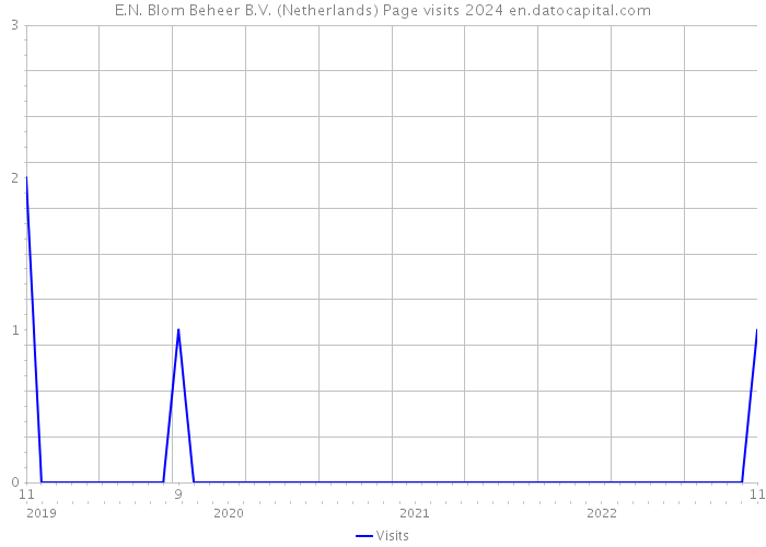 E.N. Blom Beheer B.V. (Netherlands) Page visits 2024 