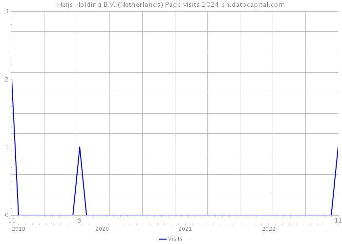 Heijs Holding B.V. (Netherlands) Page visits 2024 