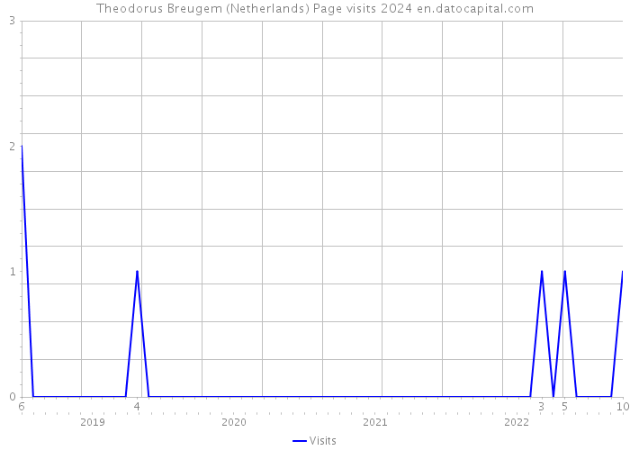 Theodorus Breugem (Netherlands) Page visits 2024 