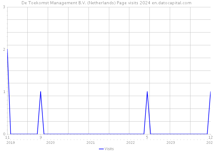 De Toekomst Management B.V. (Netherlands) Page visits 2024 