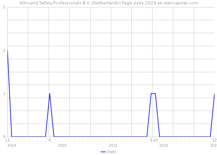 Allround Safety Professionals B.V. (Netherlands) Page visits 2024 