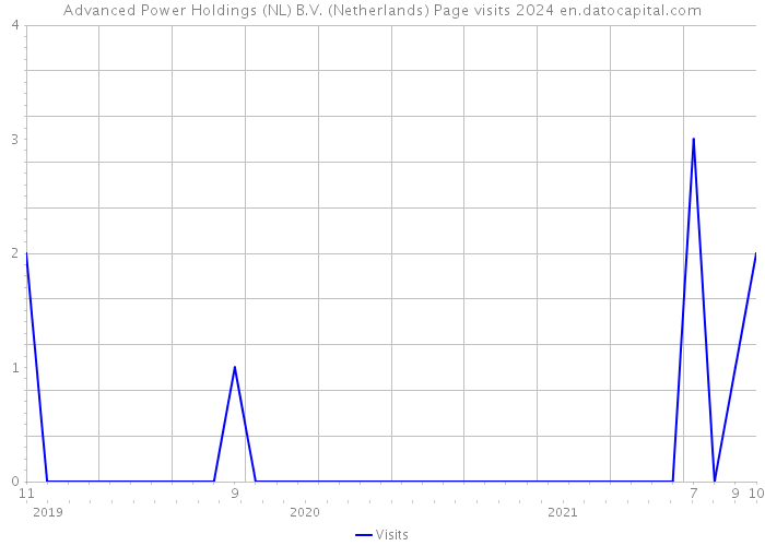 Advanced Power Holdings (NL) B.V. (Netherlands) Page visits 2024 