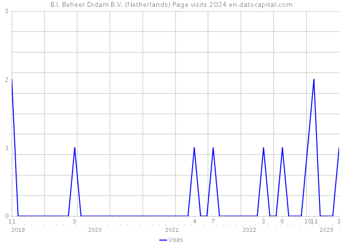 B.I. Beheer Didam B.V. (Netherlands) Page visits 2024 