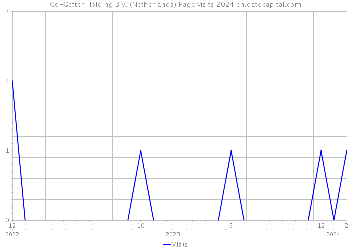 Go-Getter Holding B.V. (Netherlands) Page visits 2024 