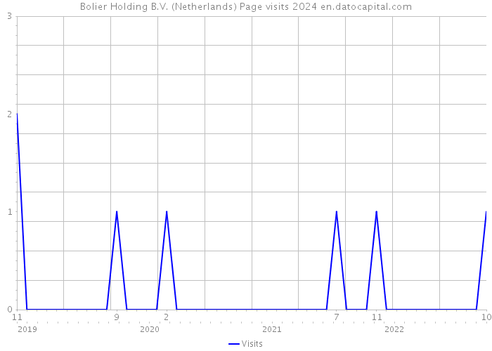Bolier Holding B.V. (Netherlands) Page visits 2024 