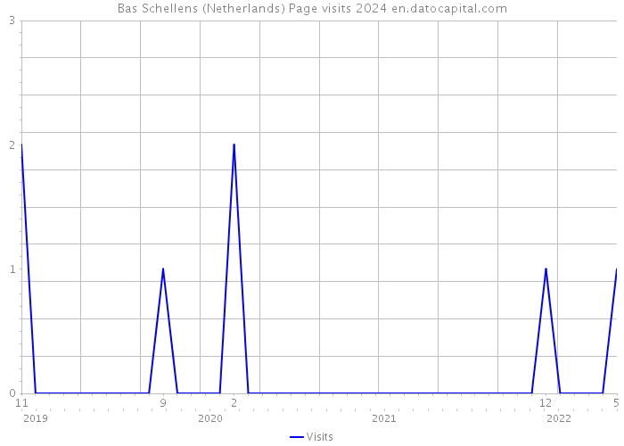 Bas Schellens (Netherlands) Page visits 2024 