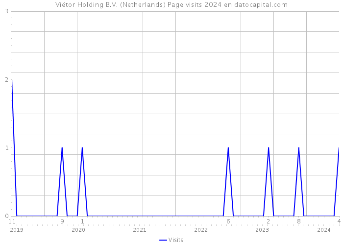 Viëtor Holding B.V. (Netherlands) Page visits 2024 