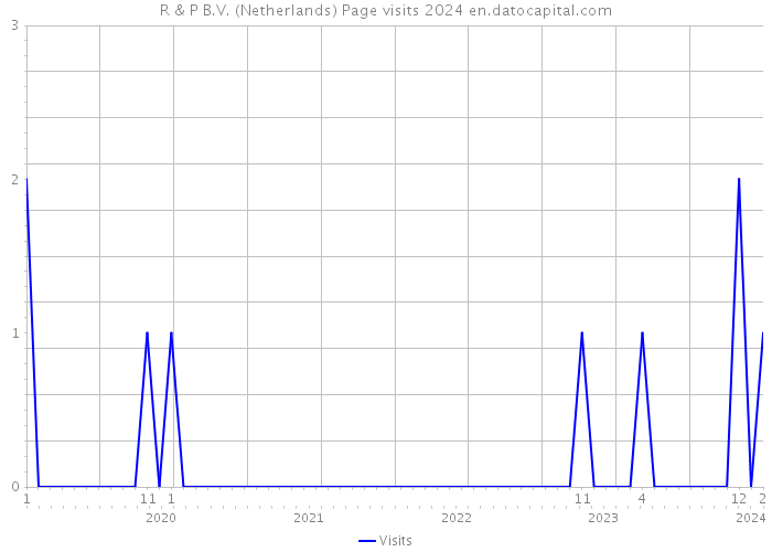 R & P B.V. (Netherlands) Page visits 2024 