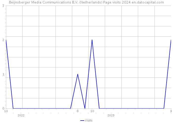 Beijnsberger Media Communications B.V. (Netherlands) Page visits 2024 