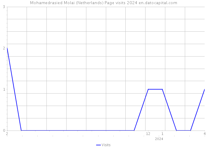 Mohamedrasied Molai (Netherlands) Page visits 2024 
