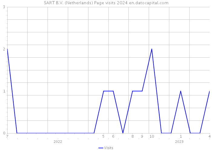 SART B.V. (Netherlands) Page visits 2024 