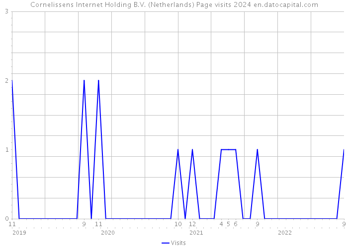 Cornelissens Internet Holding B.V. (Netherlands) Page visits 2024 