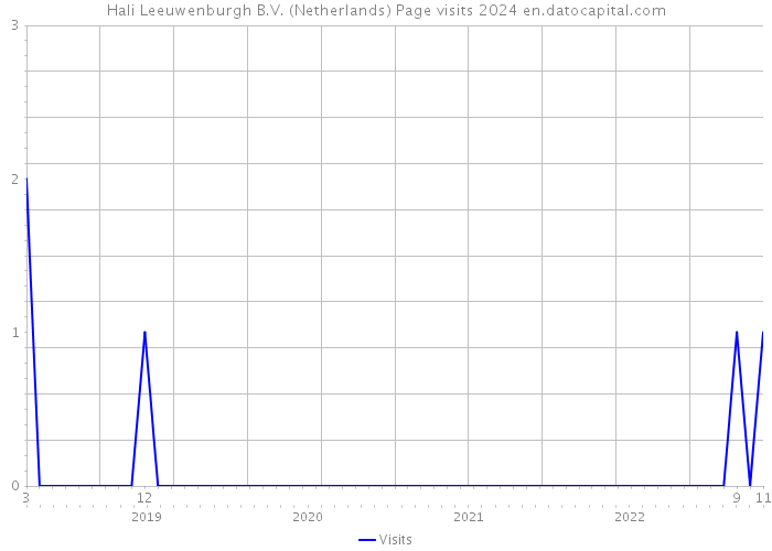 Hali Leeuwenburgh B.V. (Netherlands) Page visits 2024 