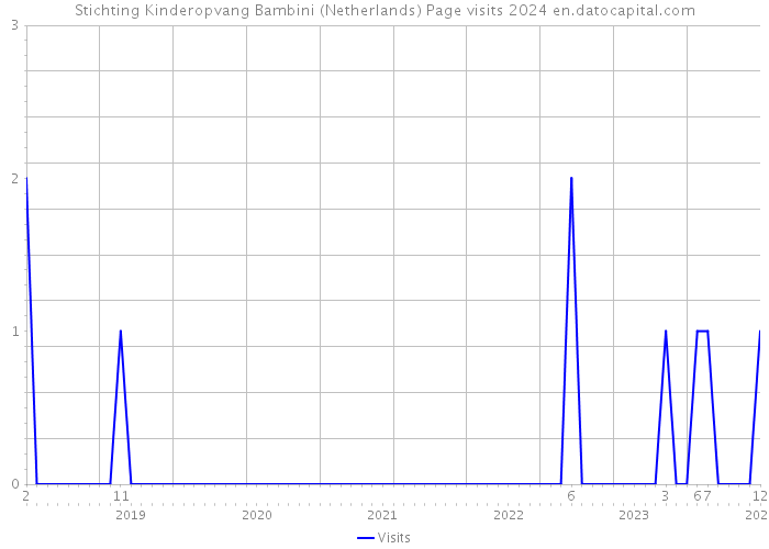 Stichting Kinderopvang Bambini (Netherlands) Page visits 2024 