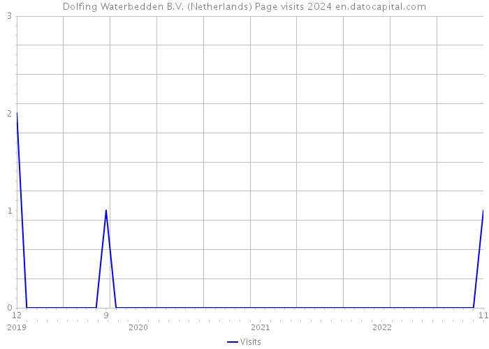 Dolfing Waterbedden B.V. (Netherlands) Page visits 2024 