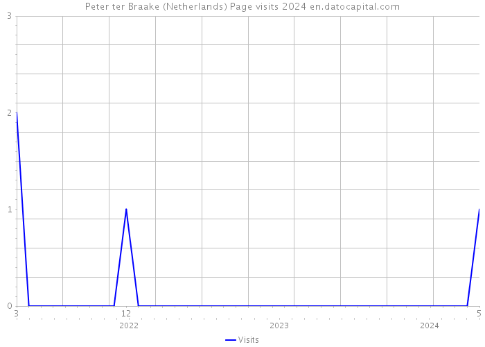 Peter ter Braake (Netherlands) Page visits 2024 