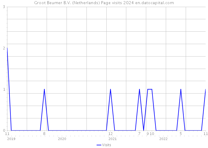 Groot Beumer B.V. (Netherlands) Page visits 2024 