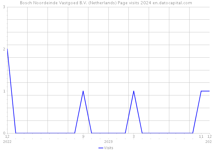 Bosch Noordeinde Vastgoed B.V. (Netherlands) Page visits 2024 