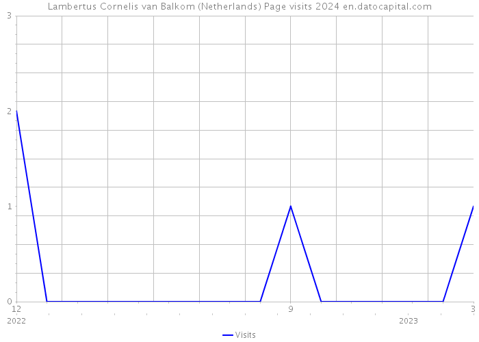 Lambertus Cornelis van Balkom (Netherlands) Page visits 2024 