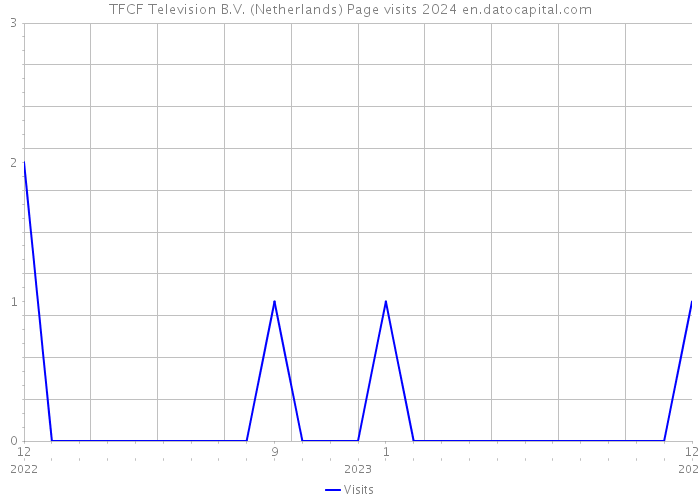 TFCF Television B.V. (Netherlands) Page visits 2024 