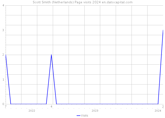 Scott Smith (Netherlands) Page visits 2024 