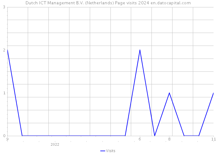 Dutch ICT Management B.V. (Netherlands) Page visits 2024 
