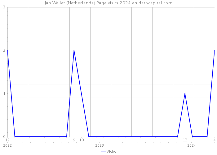 Jan Wallet (Netherlands) Page visits 2024 