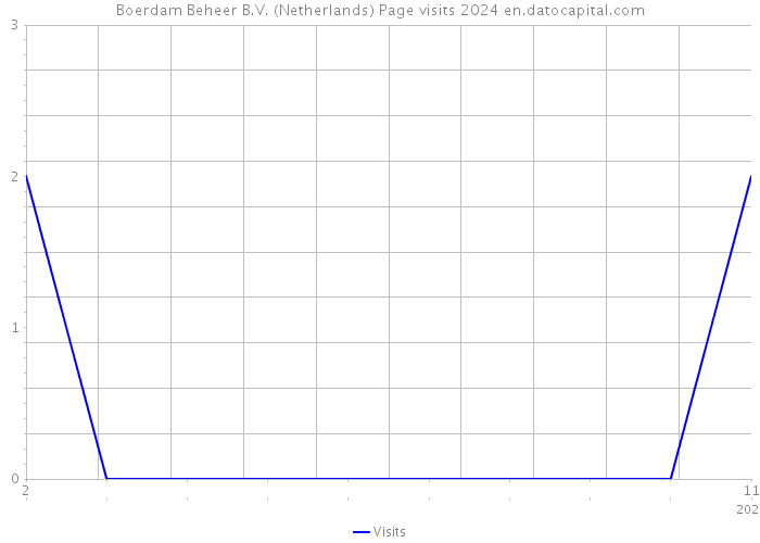 Boerdam Beheer B.V. (Netherlands) Page visits 2024 