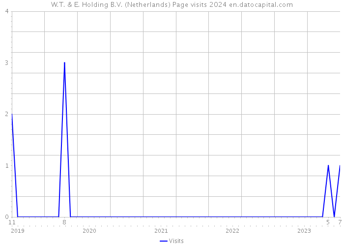 W.T. & E. Holding B.V. (Netherlands) Page visits 2024 