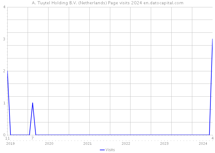A. Tuytel Holding B.V. (Netherlands) Page visits 2024 