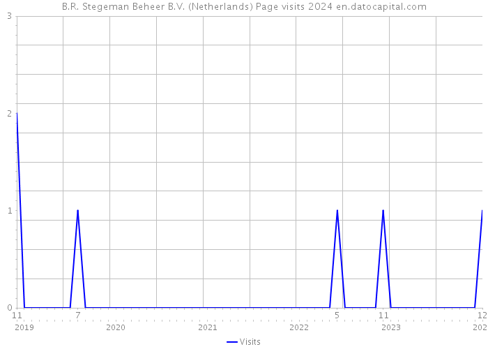 B.R. Stegeman Beheer B.V. (Netherlands) Page visits 2024 