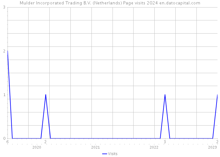 Mulder Incorporated Trading B.V. (Netherlands) Page visits 2024 
