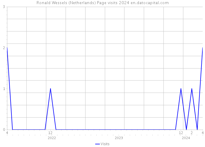 Ronald Wessels (Netherlands) Page visits 2024 