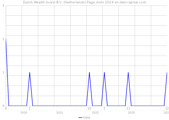Dutch Wealth Invest B.V. (Netherlands) Page visits 2024 