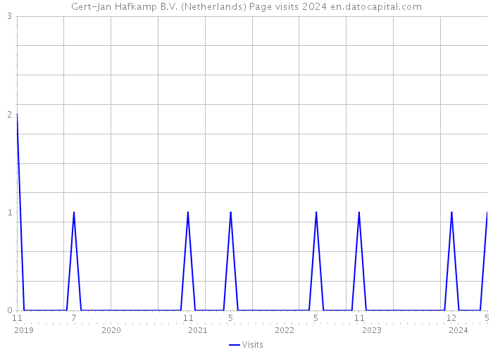 Gert-Jan Hafkamp B.V. (Netherlands) Page visits 2024 