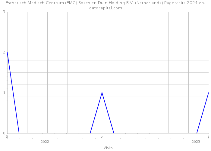 Esthetisch Medisch Centrum (EMC) Bosch en Duin Holding B.V. (Netherlands) Page visits 2024 