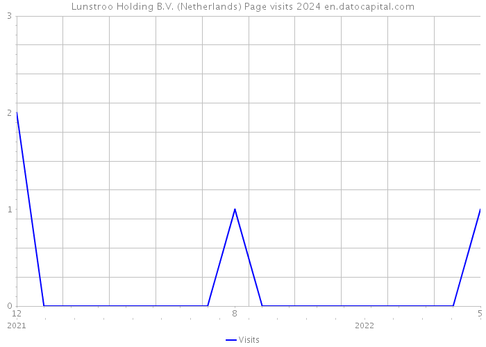 Lunstroo Holding B.V. (Netherlands) Page visits 2024 