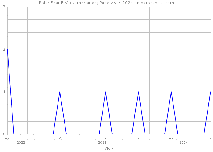 Polar Bear B.V. (Netherlands) Page visits 2024 