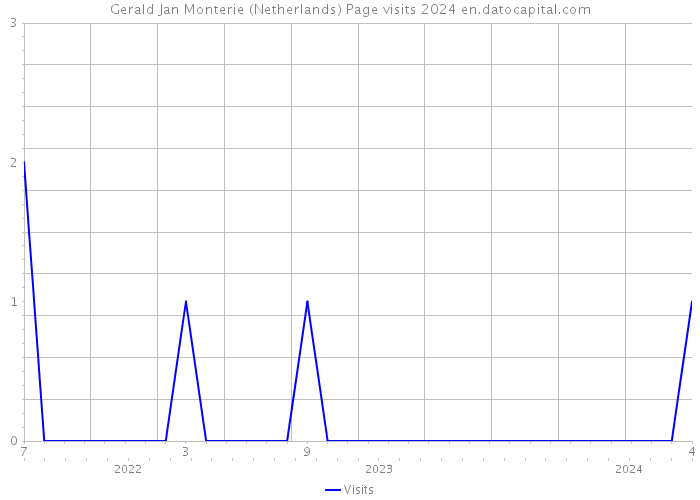 Gerald Jan Monterie (Netherlands) Page visits 2024 