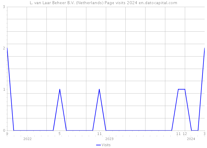 L. van Laar Beheer B.V. (Netherlands) Page visits 2024 