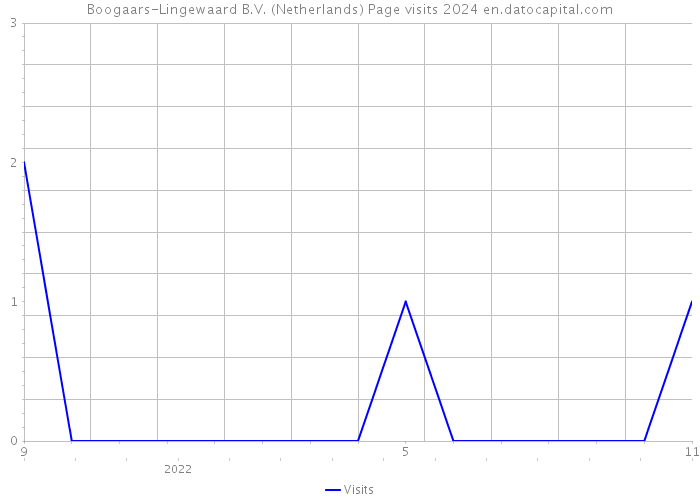 Boogaars-Lingewaard B.V. (Netherlands) Page visits 2024 