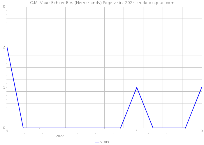 C.M. Vlaar Beheer B.V. (Netherlands) Page visits 2024 