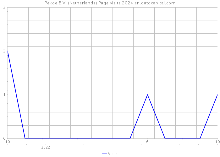 Pekoe B.V. (Netherlands) Page visits 2024 