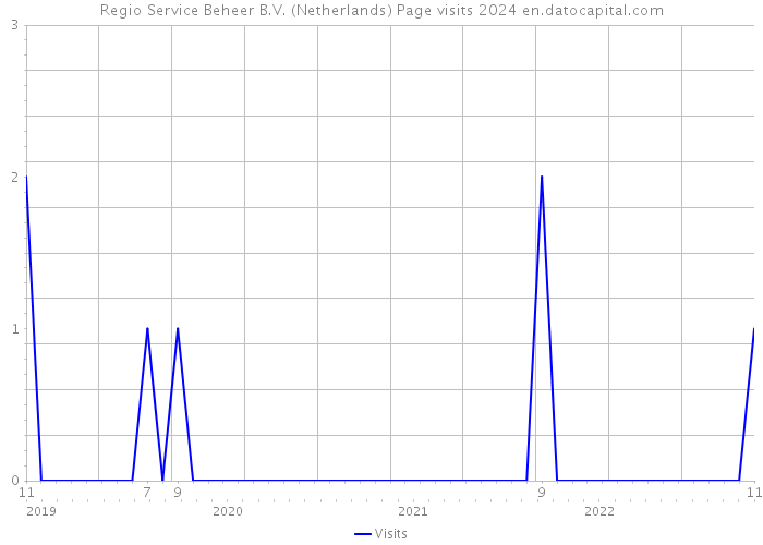Regio Service Beheer B.V. (Netherlands) Page visits 2024 